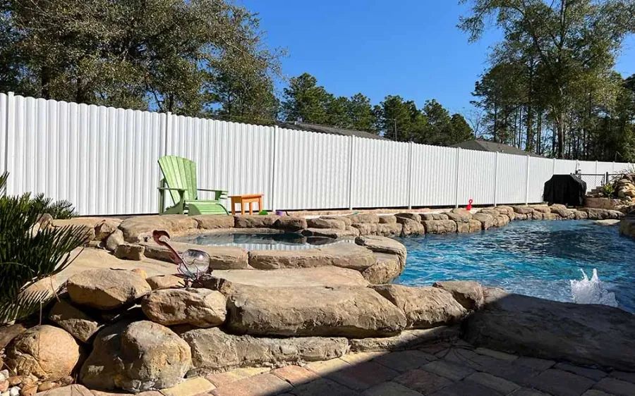 Modern DuraFence privacy system