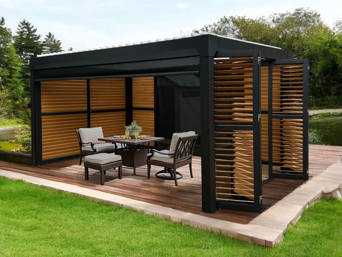 Aluminum Wood Pergola