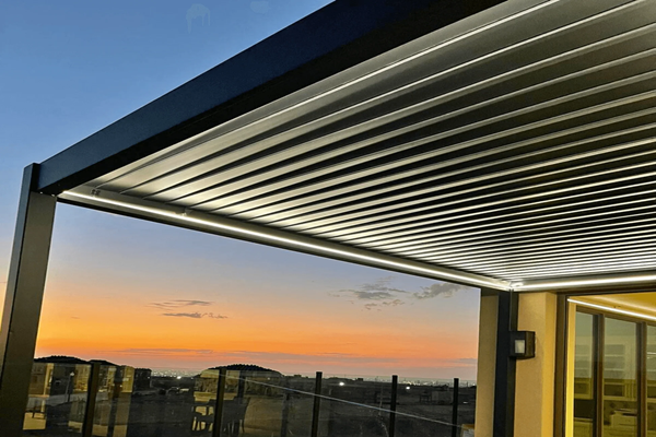 Big bright pergola